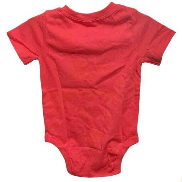 Garanimals Salmon Onsie with Dinosaur NWT 12 mo. - Picture 2 of 3